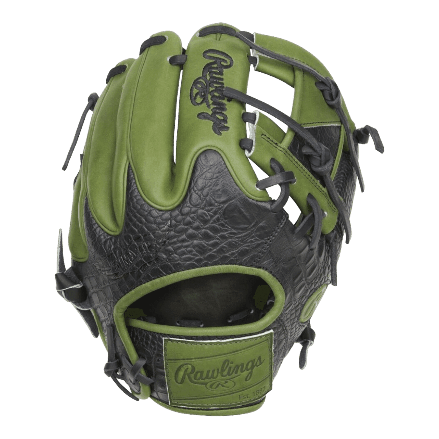 Rawlings Color Sync 8.0 PRO204W-2XMG HOH 11.5” Croc Military Green I-Web Glove