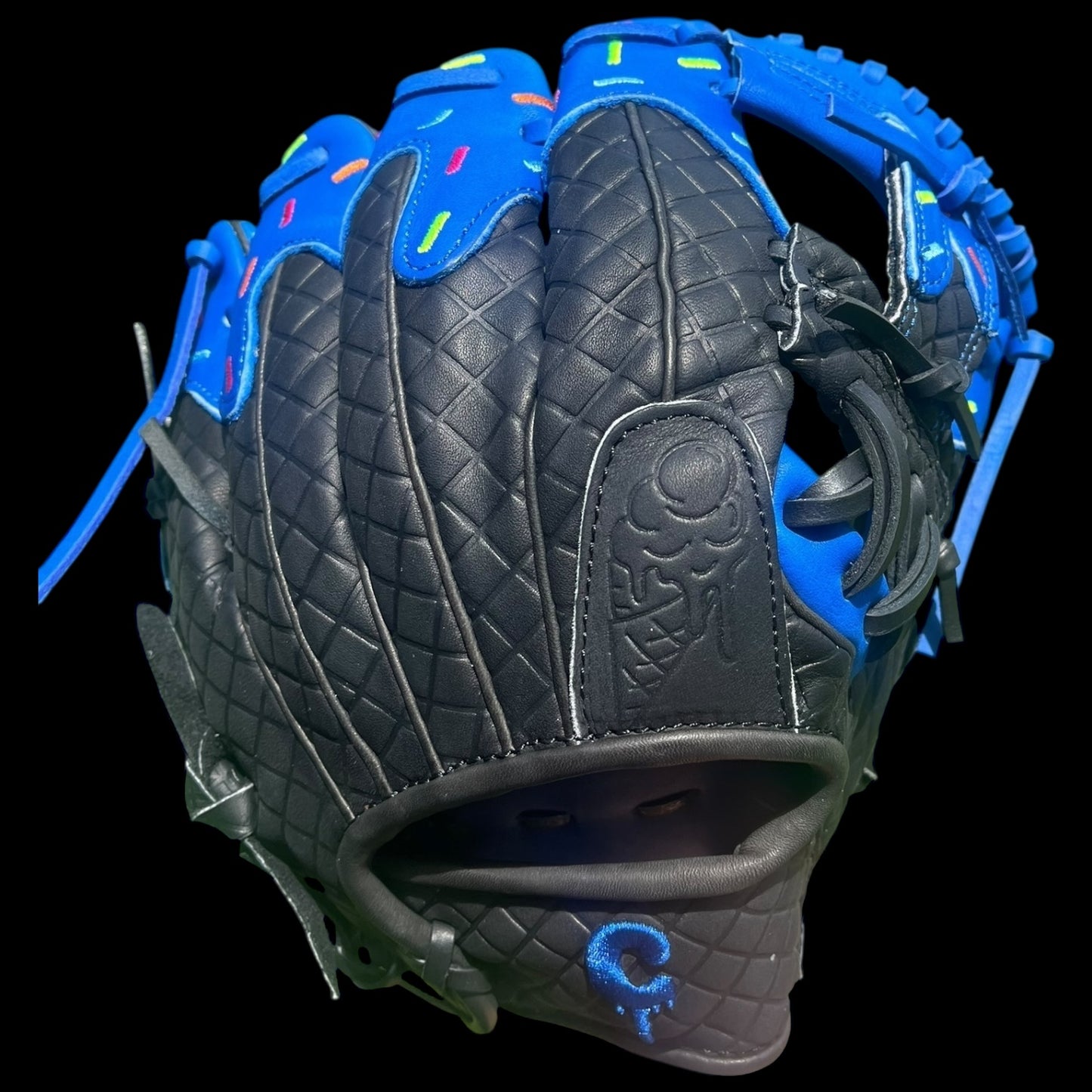 Custom Youth Ice Cream Series Cowhide 11.5” I-Web Black Blue Baseball Glove