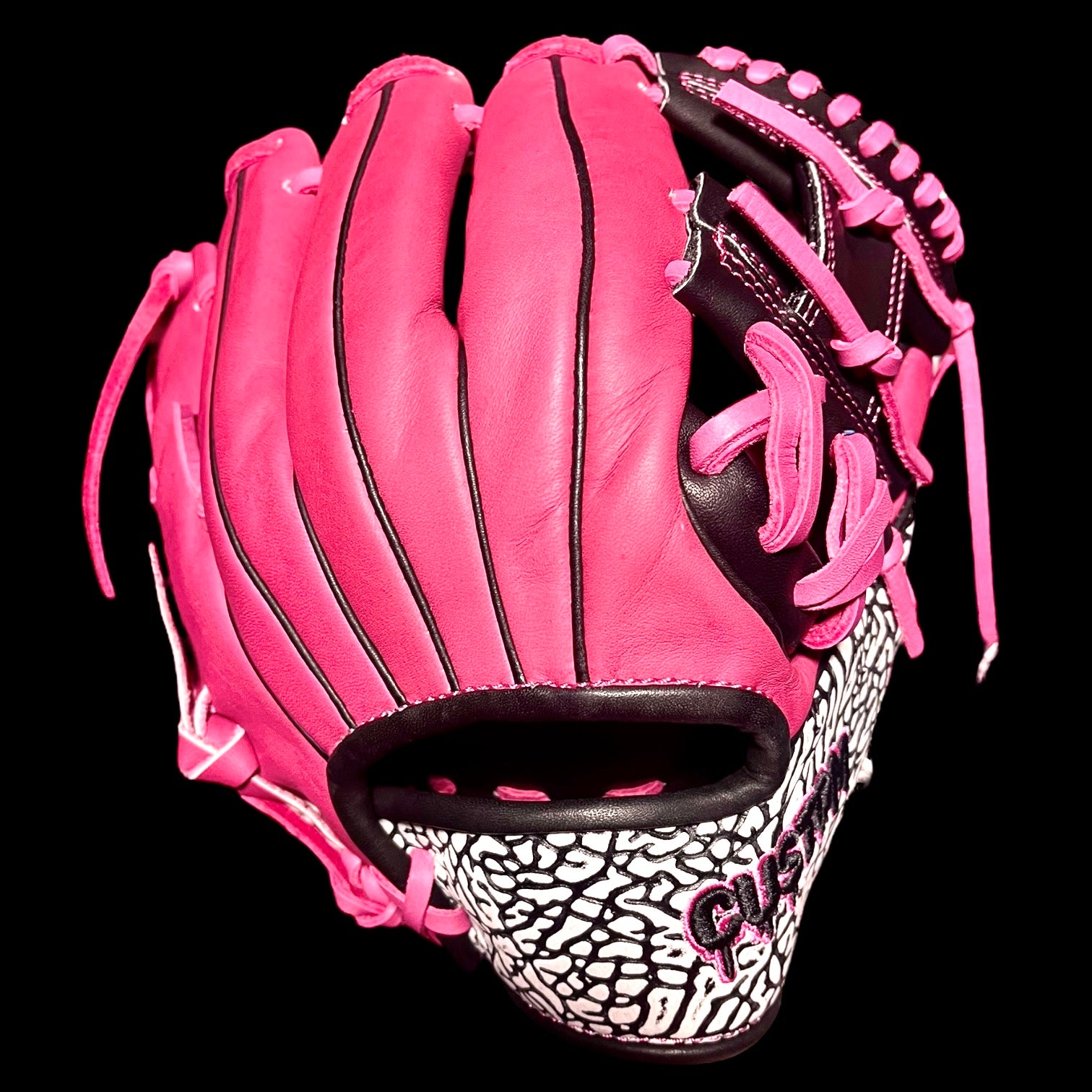 Pink Softball Glove Clipart