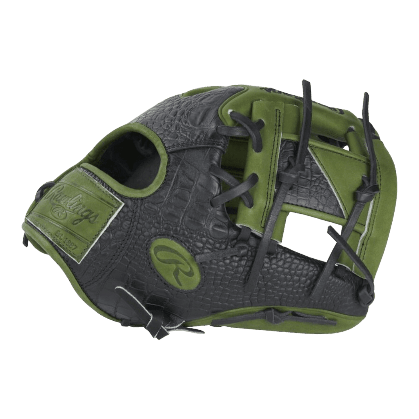 Rawlings Color Sync 8.0 PRO204W-2XMG HOH 11.5” Croc Military Green I-Web Glove