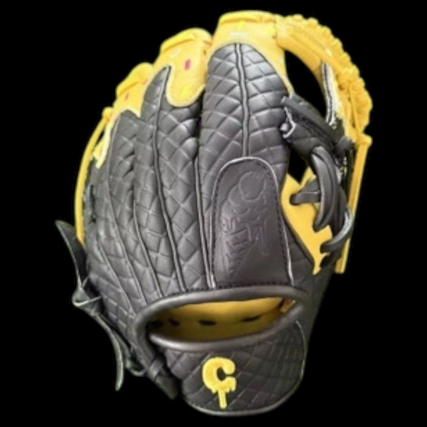CUSTOM Youth Ice Cream Series Cowhide 11.5” I-Web Black Yellow Baseball Glove