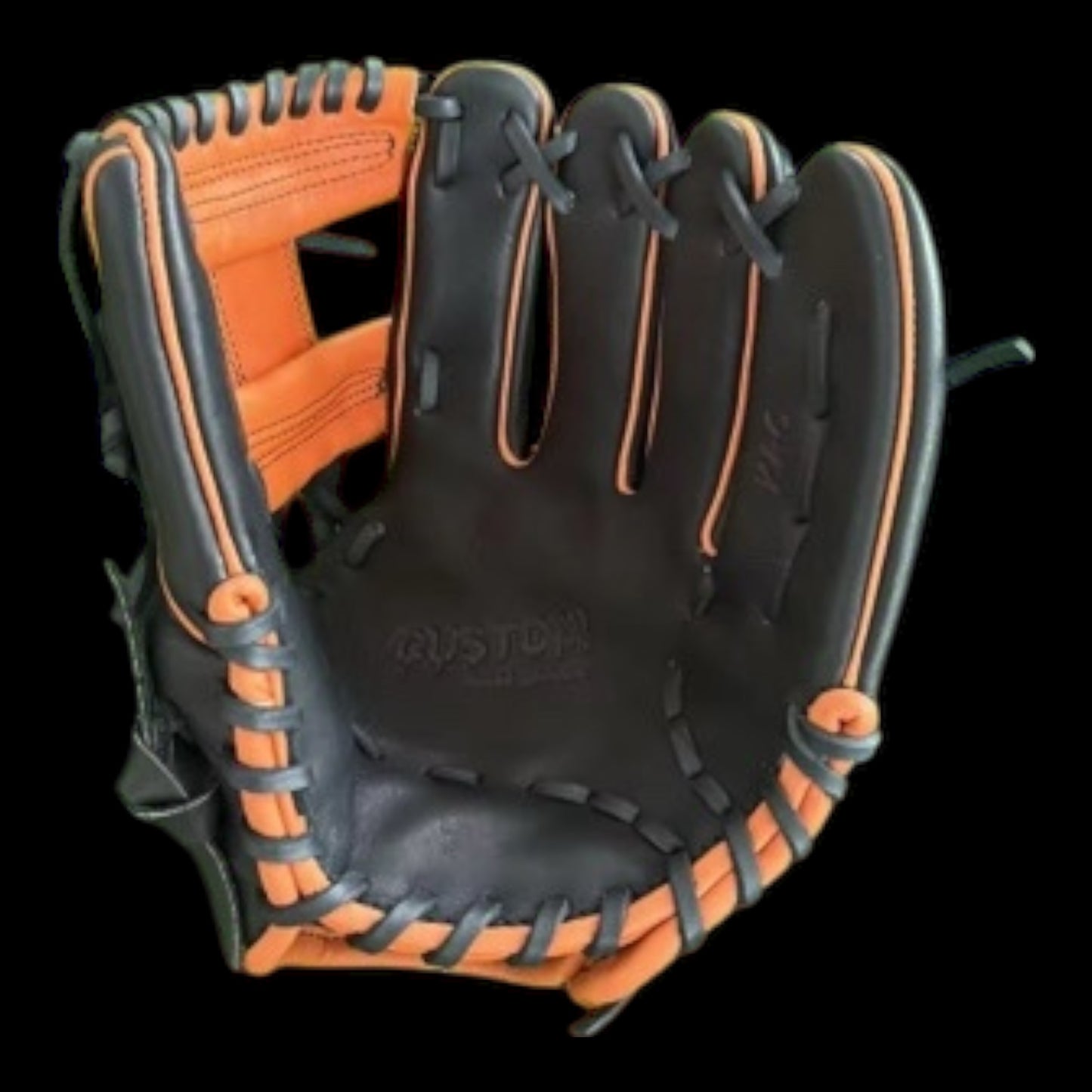 CUSTOM Color Flair Series Kip 11.5” I-Web Orange Black Baseball Glove