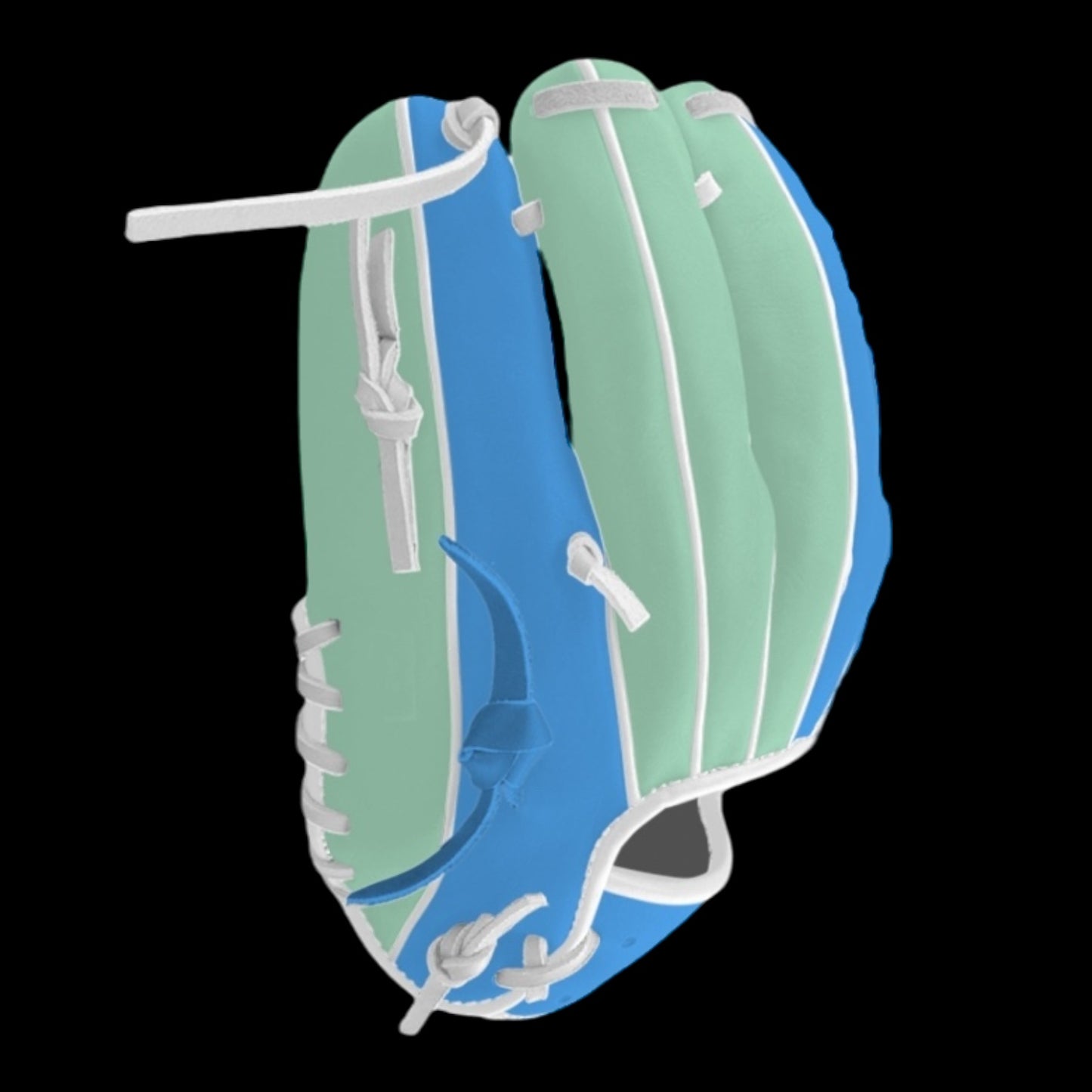 CUSTOM Glow in the Dark Series Kip 11.5” I-Web Mint Baby Blue Baseball Glove