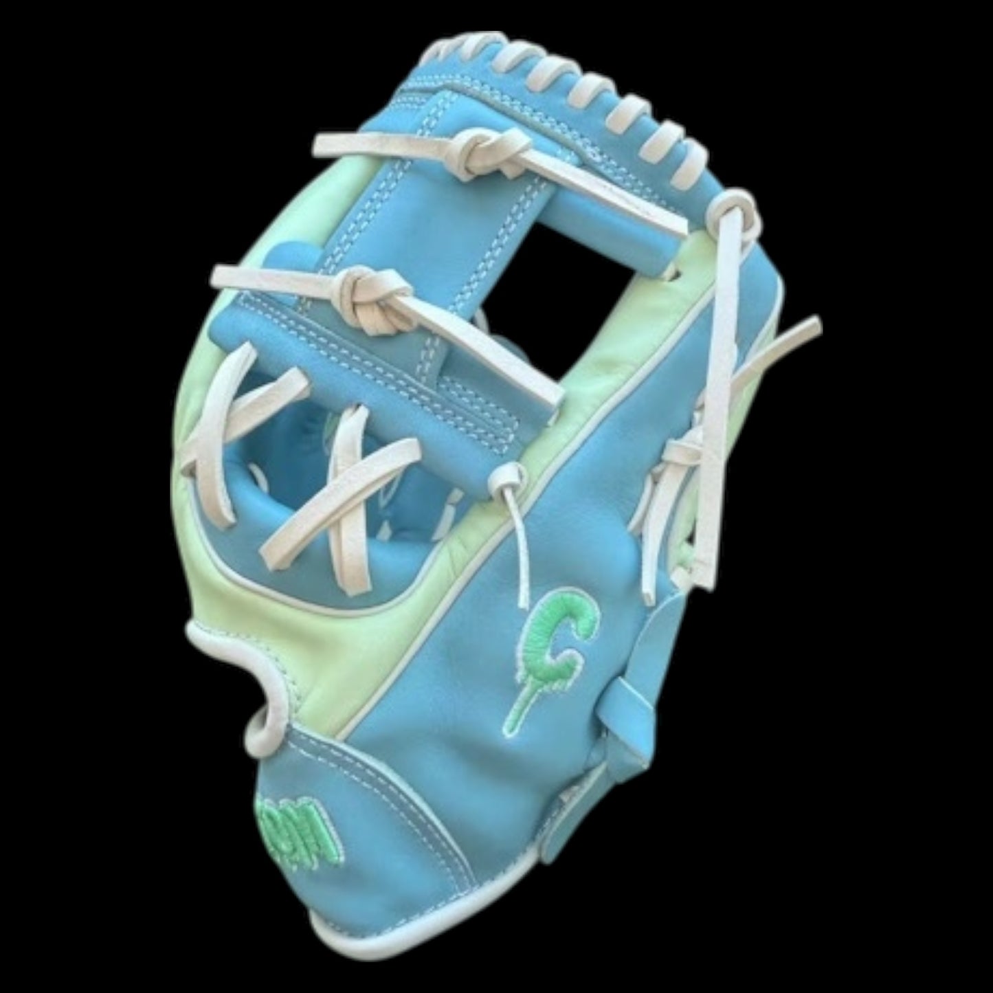 CUSTOM Glow in the Dark Series Kip 11.5” I-Web Mint Baby Blue Baseball Glove