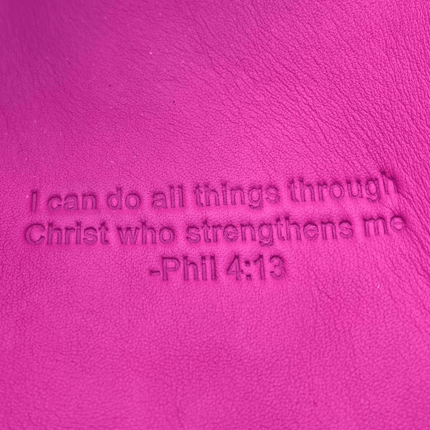 CUSTOM Faith Series Phil 4:13 Christian Bible Verse Kip 11.5” I-Web Baseball Glove