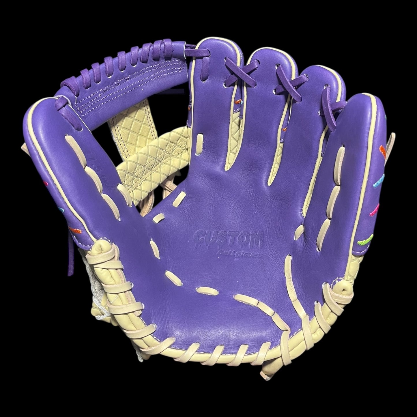 CUSTOM Ice Cream Series Purple 11.5” I-Web Infield Baseball Glove