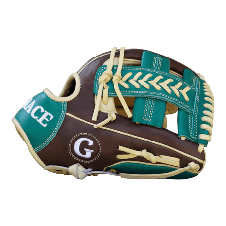 Grace Glove Co 11.50” In Green Brown Blonde Infield OG Web Glove - CustomBallgloves.com