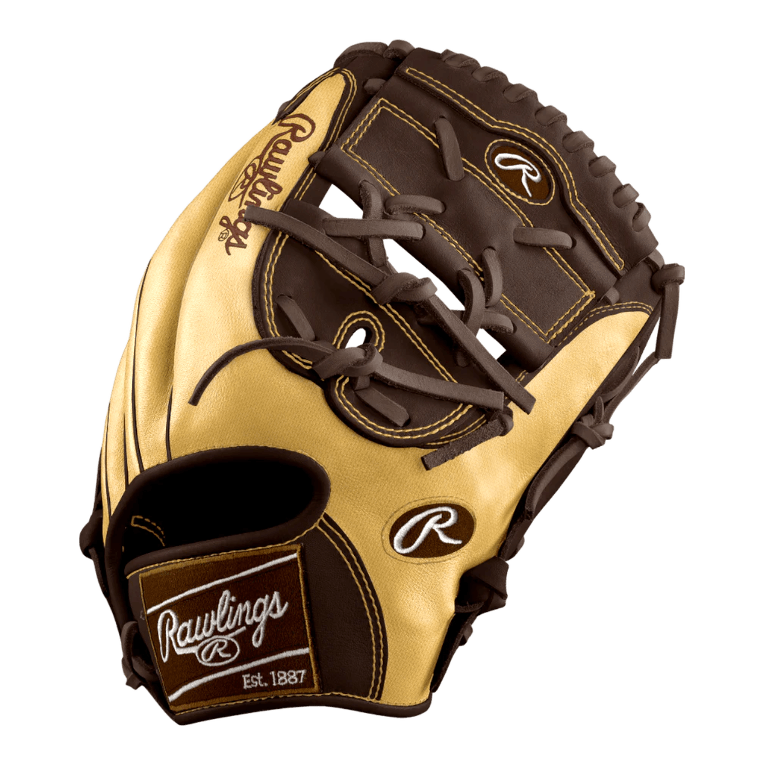 Custom Rawlings 12.75 H Web Black Speed Shell Heart of the Hide Outfield Glove