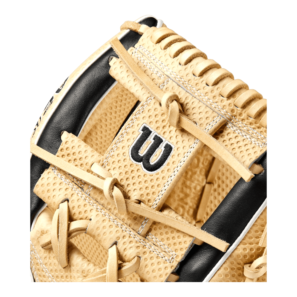 Wilson A2K 11.75” WBW1013751175 I-Web Black Blonde Infield Glove - CustomBallgloves.com