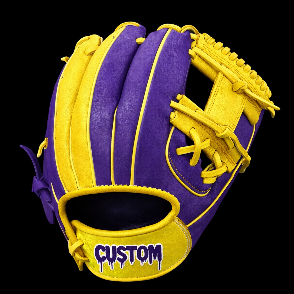 CUSTOM Louisiana Edition 11.5” Purple Gold Baseball Glove