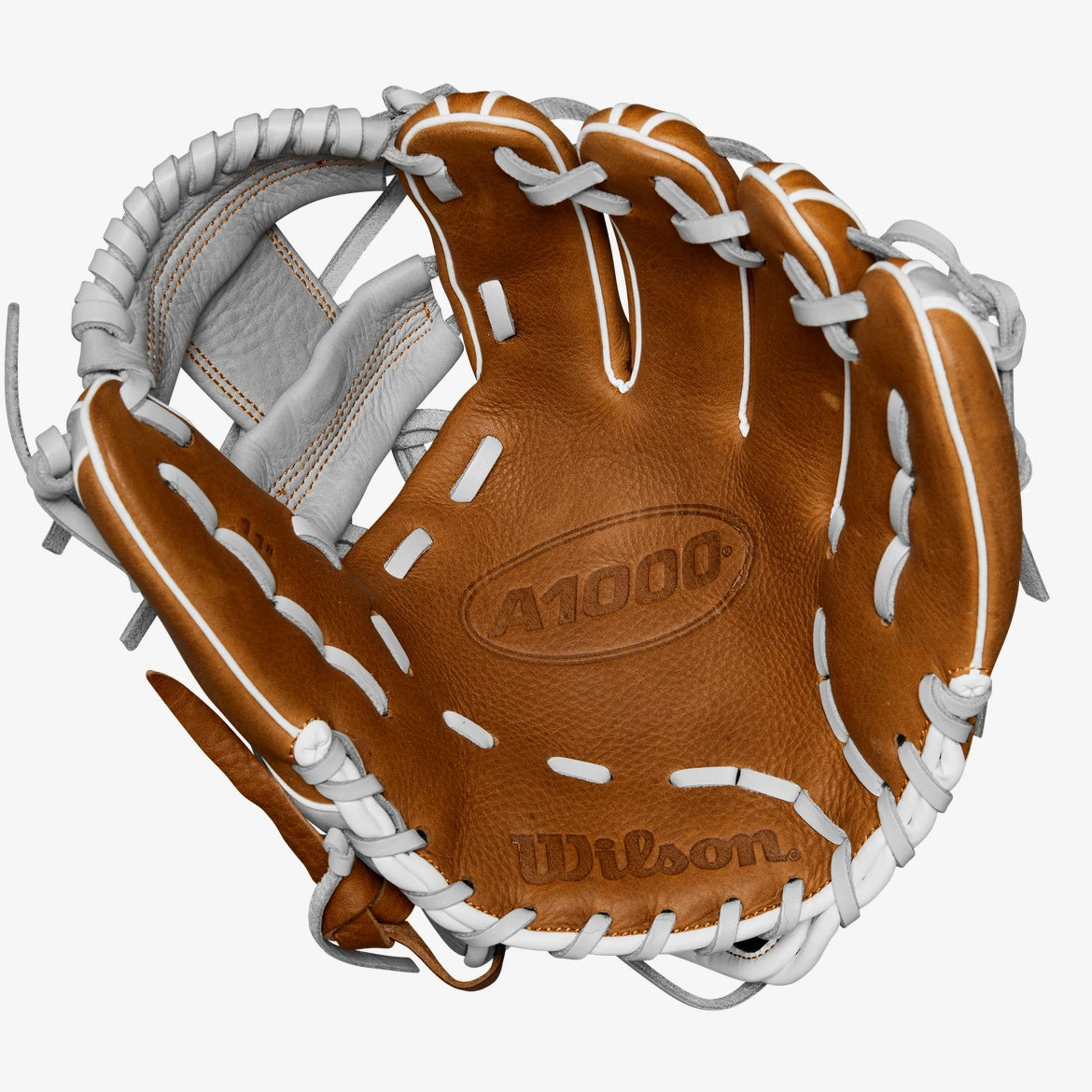 Wilson A1000 11” Pedroia Fit Youth Brown Gray I Web Glove