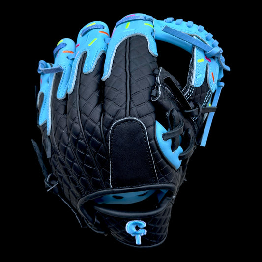CUSTOM Youth Ice Cream Series Baby Blue Black 11.5” I-Web Baseball Glove