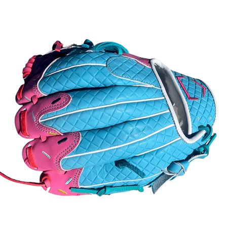 Custom Ballgloves Youth 11” Ice Cream Baseball Glove Pink Baby Blue I-Web