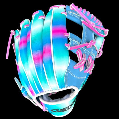 CUSTOM Color Flair Series 11.5” I-Web Mint Pink Blue Infield Glove