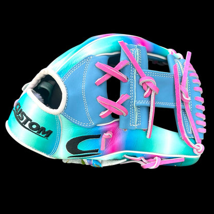 CUSTOM Color Flair Series 11.5” I-Web Mint Pink Blue Infield Glove