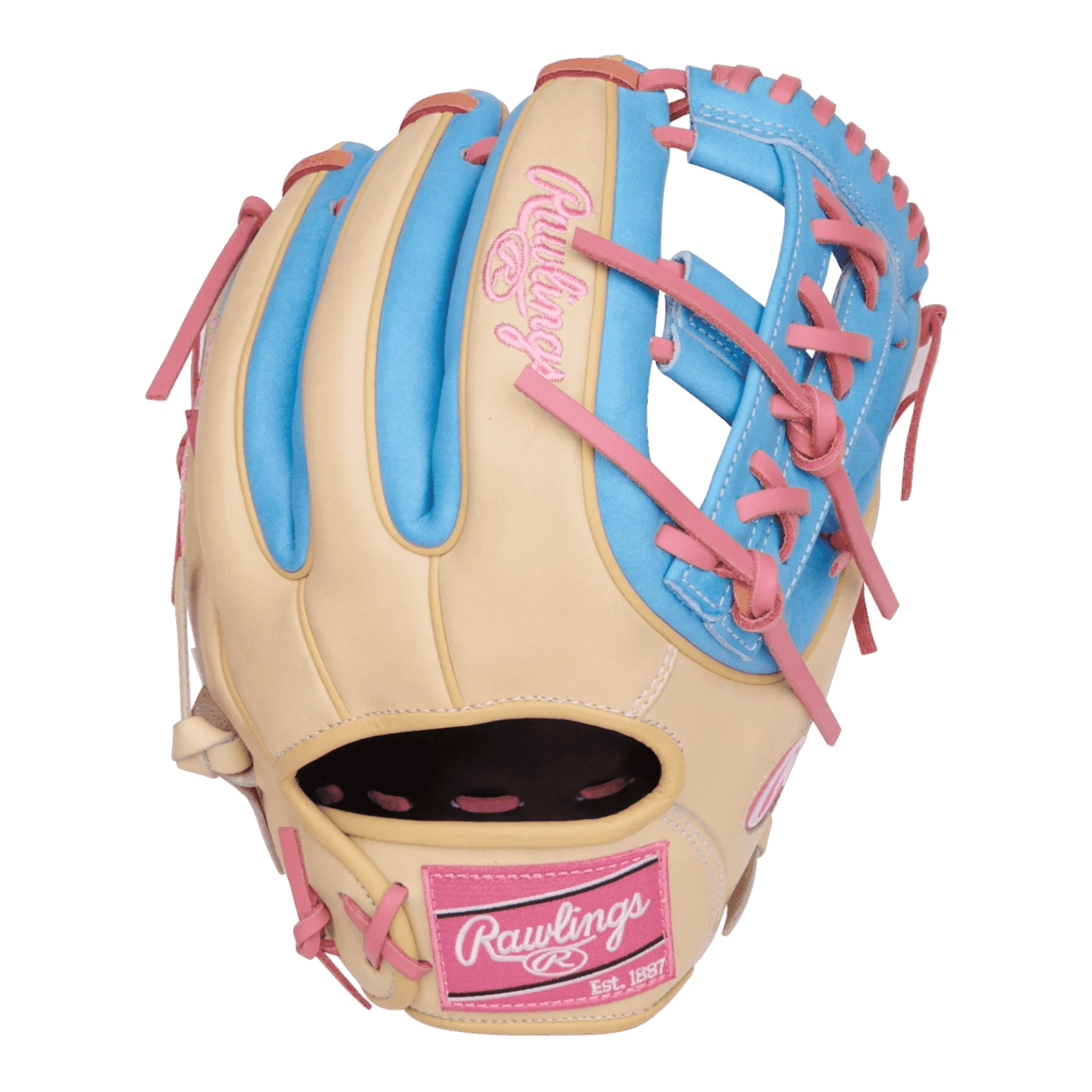Pink baseball glove on sale
