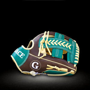 Grace Glove Co 11.50” In Green Brown Blonde Infield OG Web Glove