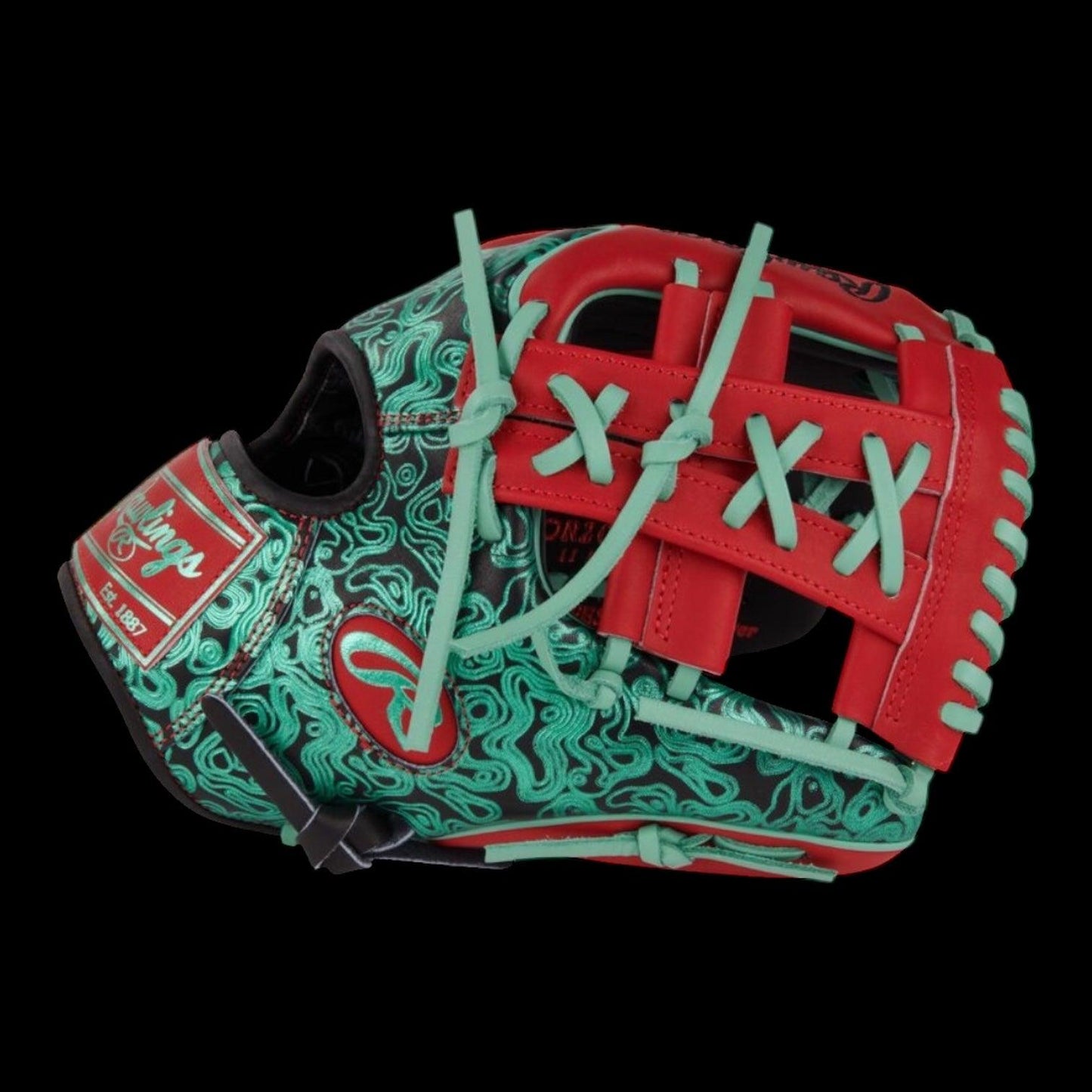 Rawlings 2025 ColorSync 11.5” Red Green HOH Infield Glove