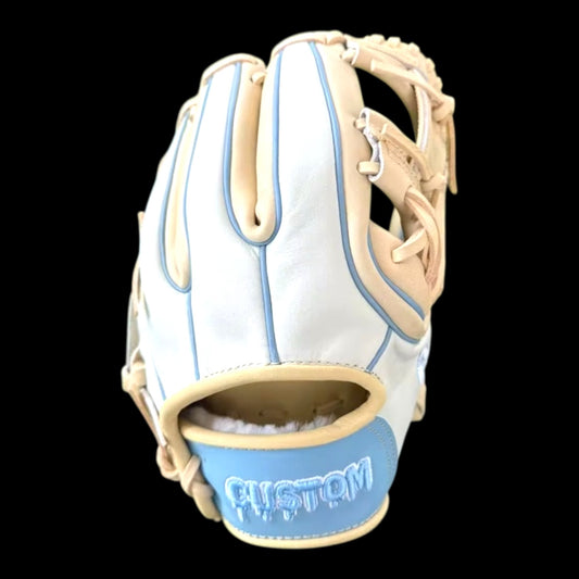Custom Color Flair 11.5” I-Web Baby Blue White Blonde Baseball Glove