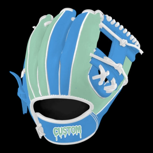 CUSTOM Glow in the Dark Series Kip 11.5” I-Web Mint Baby Blue Baseball Glove