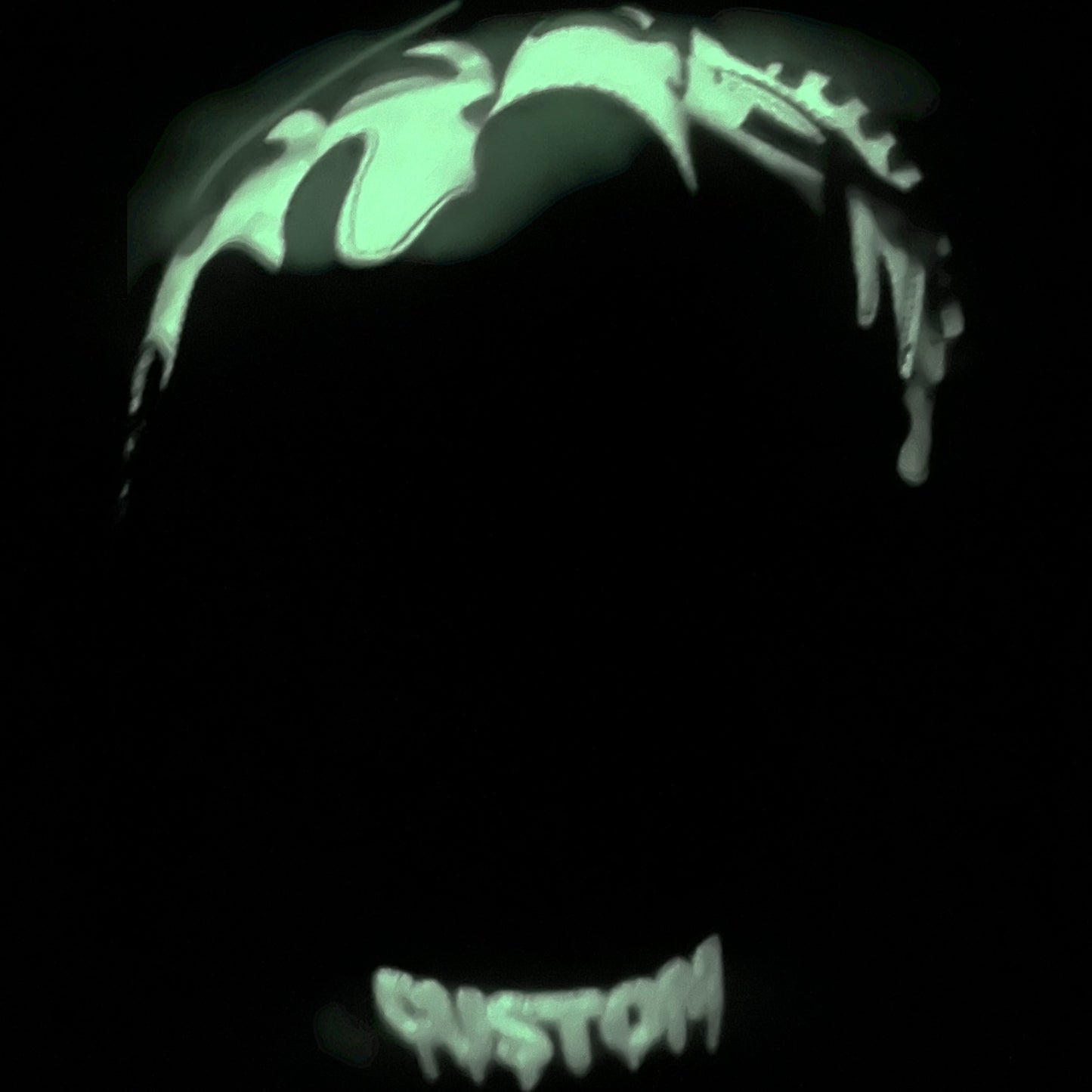 CUSTOM Drip Series Glow in the Dark Drip 11.5” Youth Cowhide Black Mint Baseball Glove