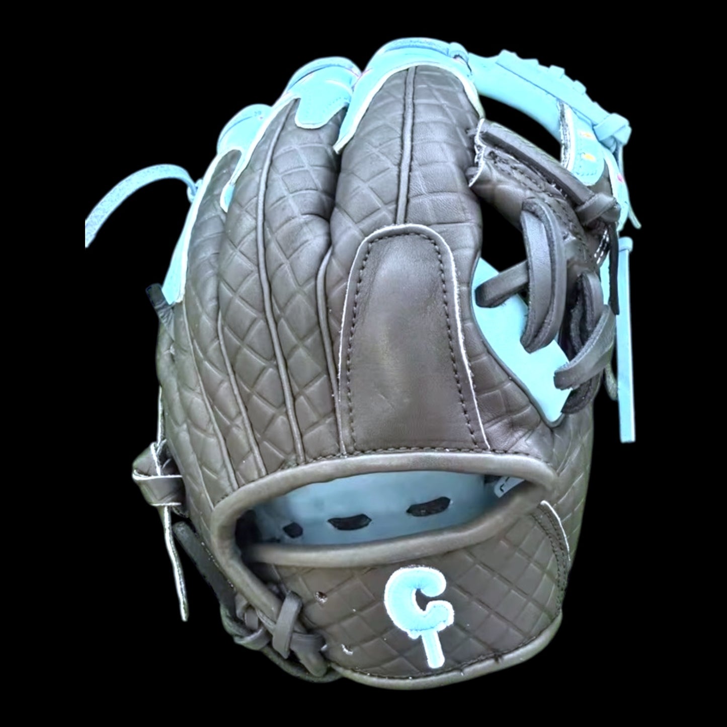 CUSTOM Youth Ice Cream Series Soft Baby Blue Black 11.5” I-Web Baseball Glove