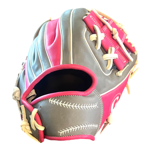 Grace Glove Co Custom 11.5” Pink White Blonde I-Web Infield Glove