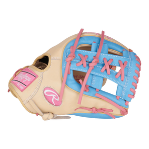 Rawlings Heart Of The Hide 11.5'' Baby Blue Pink Baseball Glove PROR314-32CCB