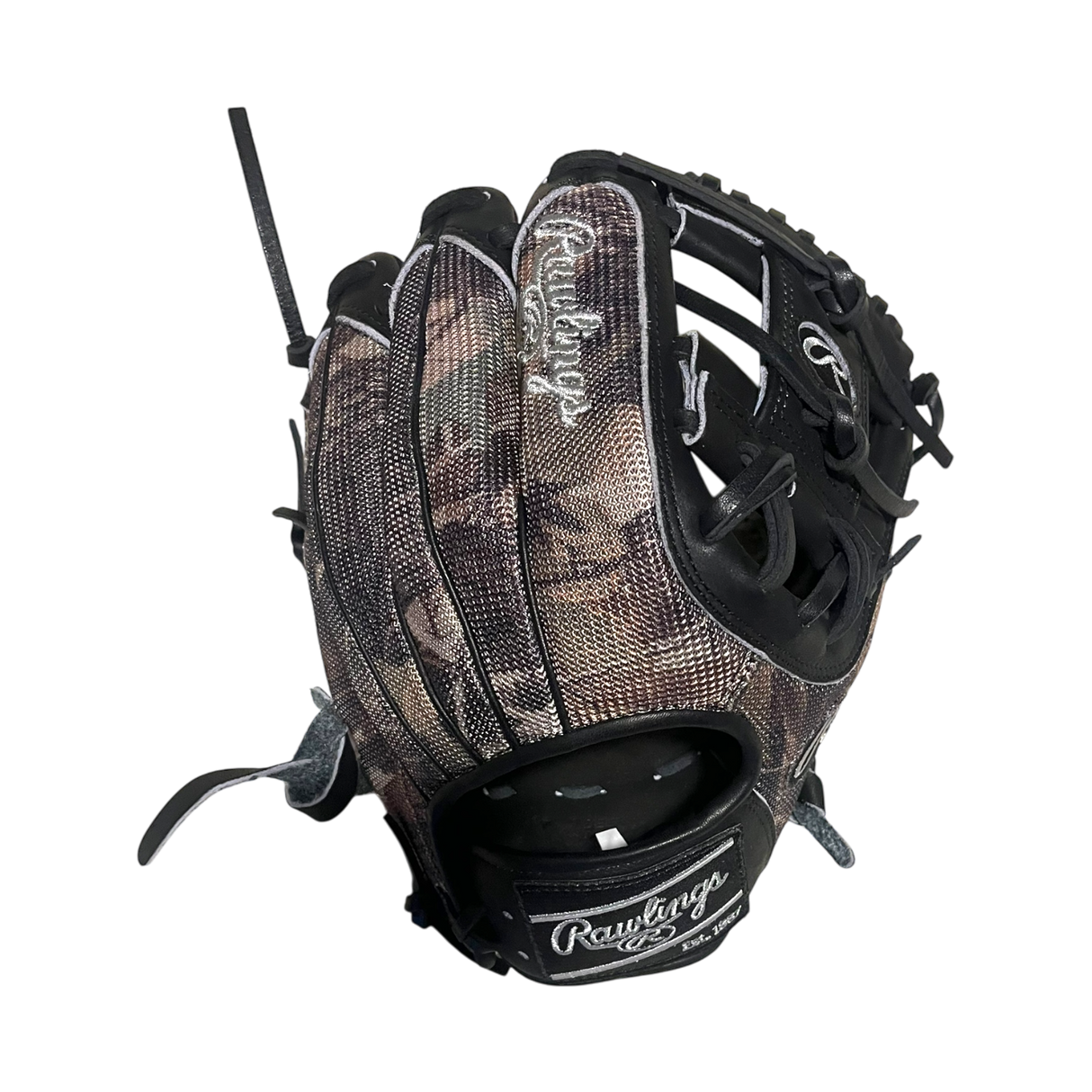 Rawlings Custom 11.50" Inch I-Web Camouflage Speed Shell Black Heart of the Hide Infield Glove