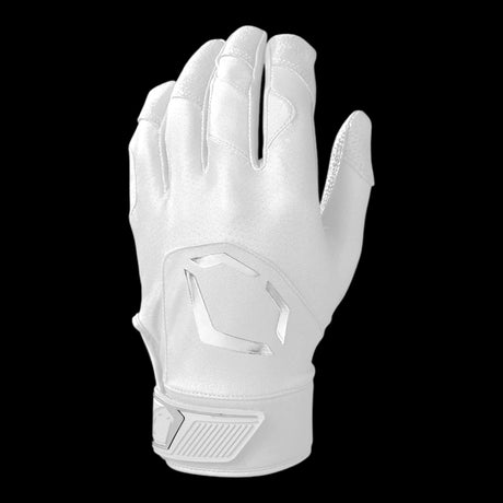 Evo Shield Standout Batting Gloves White Gray