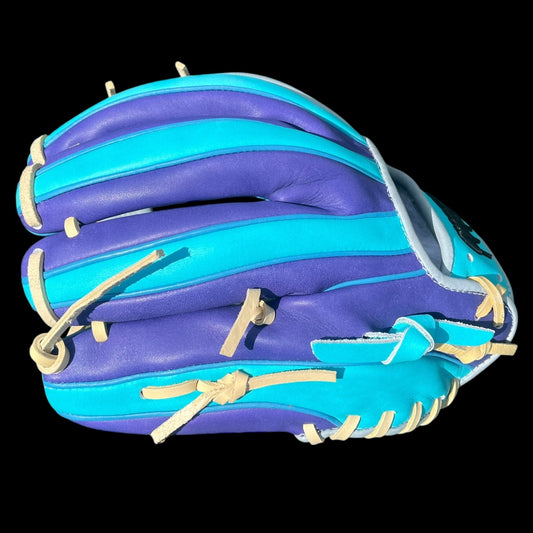 CUSTOM Vibe Shift Series Recycled Kip 11.5” I-Web Mint Purple Gray Blonde Infield Glove