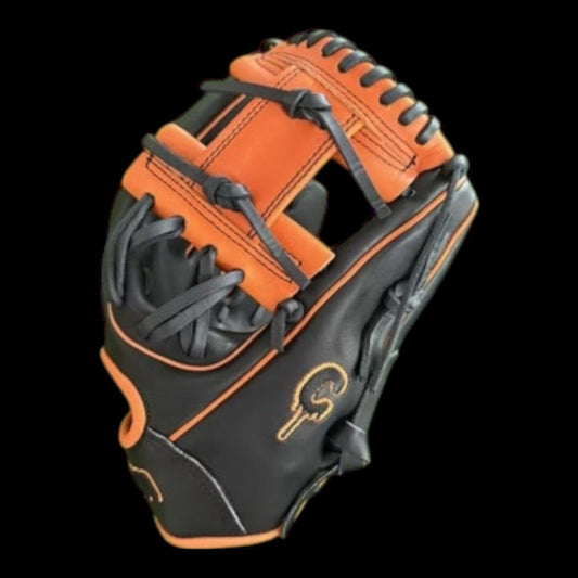 CUSTOM Color Flair Series Kip 11.5” I-Web Orange Black Baseball Glove