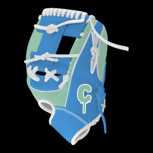 CUSTOM Glow in the Dark Series Kip 11.5” I-Web Mint Baby Blue Baseball Glove