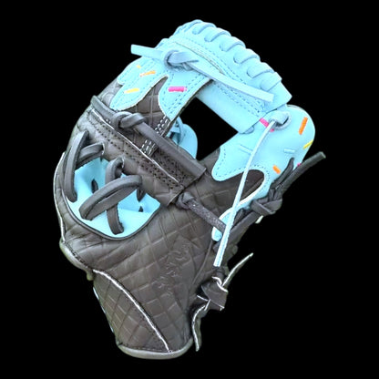 CUSTOM Youth Ice Cream Series Soft Baby Blue Black 11.5” I-Web Baseball Glove