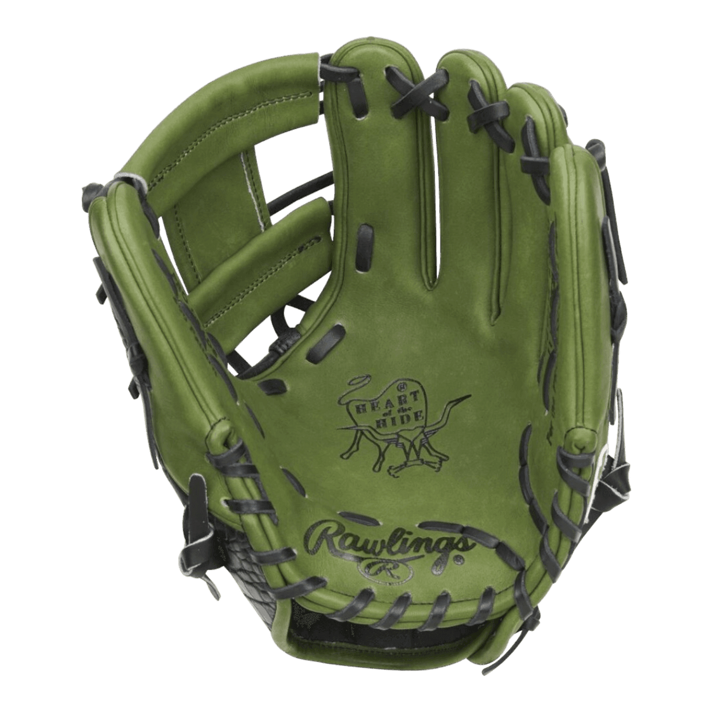 Rawlings Color Sync 8.0 PRO204W-2XMG  HOH 11.5” Croc Military Green I-Web Glove