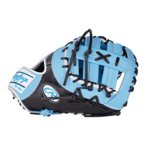 Rawlings Heart of the Hide 12.5" Baby Blue Black First Base Mitt Glove PRORDCT-10CB