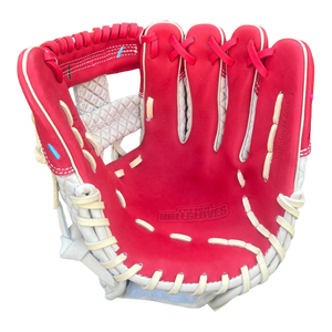 Custom Ballgloves Red Ice Cream Baseball Glove 11.5” I-Web Infield