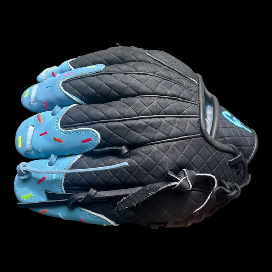 CUSTOM Youth Ice Cream Series Cowhide Soft Baby Blue Black 11” I-Web Baseball Glove