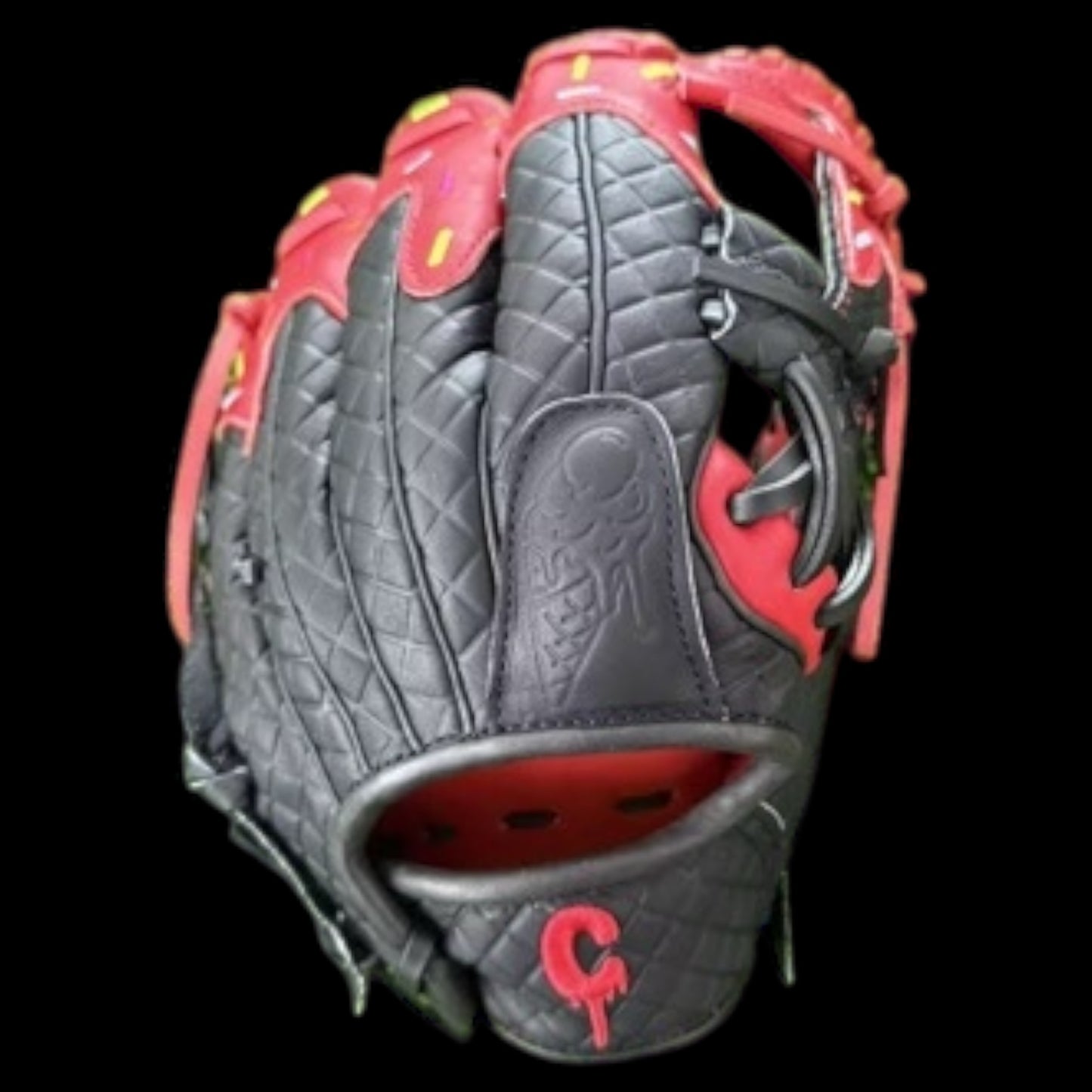 Custom Youth Ice Cream Series Cowhide 11.5” I-Web Black Red Baseball Glove