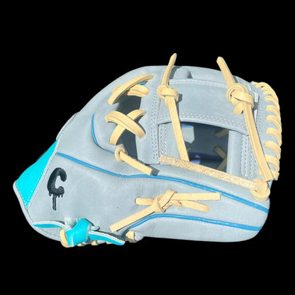 CUSTOM Vibe Shift Series Recycled Kip 11.5” I-Web Mint Purple Gray Blonde Infield Glove
