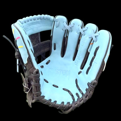 CUSTOM Youth Ice Cream Series Soft Baby Blue Black 11.5” I-Web Baseball Glove