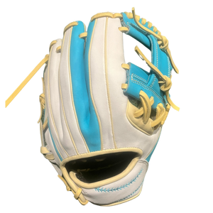 Grace Glove Co Custom 11.5” Baby Blue White Blonde I-Web Infield Glove