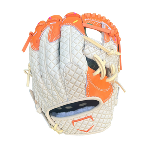 Custom Ballgloves Orange Ice Cream Baseball Glove 11.5” I-Web Infield