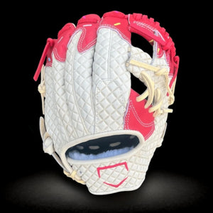 Custom Ballgloves Red Ice Cream Baseball Glove 11.5” I-Web Infield