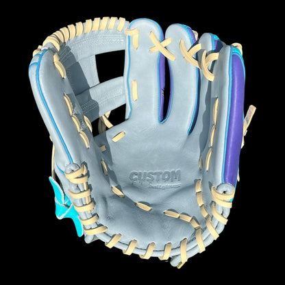 CUSTOM Vibe Shift Series Recycled Kip 11.5” I-Web Mint Purple Gray Blonde Infield Glove
