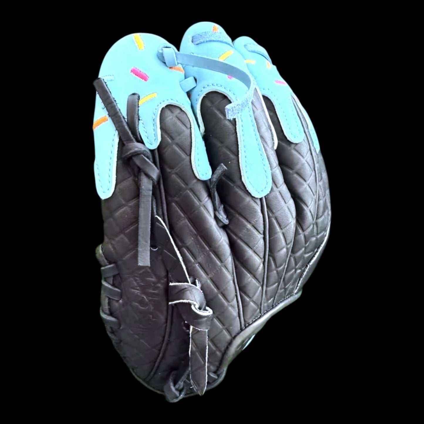 CUSTOM Youth Ice Cream Series Soft Baby Blue Black 11.5” I-Web Baseball Glove