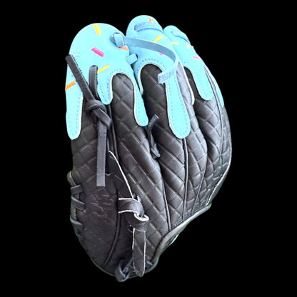 CUSTOM Youth Ice Cream Series Soft Baby Blue Black 11.5” I-Web Baseball Glove