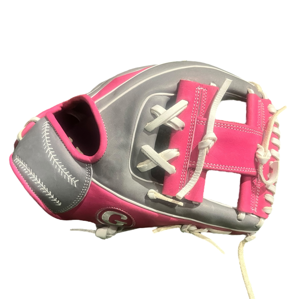 Grace Glove Co Custom 11.5” Pink White Blonde I-Web Infield Glove