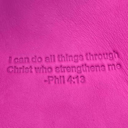Custom Faith Series Phil 4:13 Christian Bible Verse Kip 11.5” I-Web Baseball Glove
