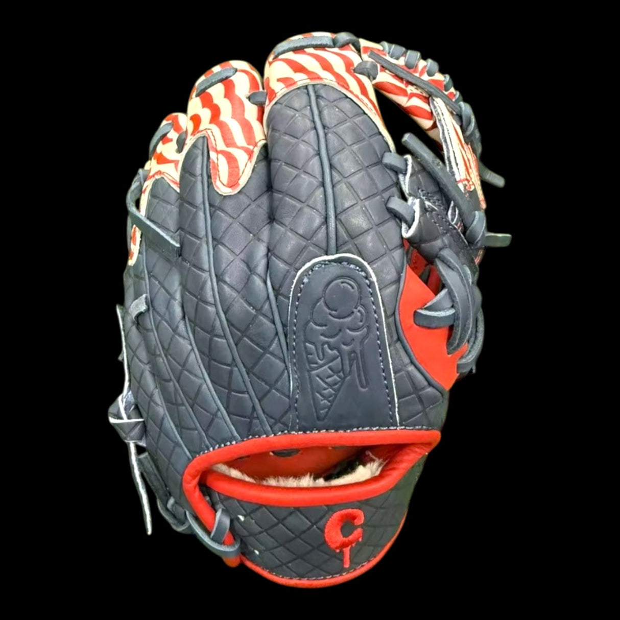 Custom Merica’ Drip Series 11.5” I-Web Baseball Glove Red White Blue